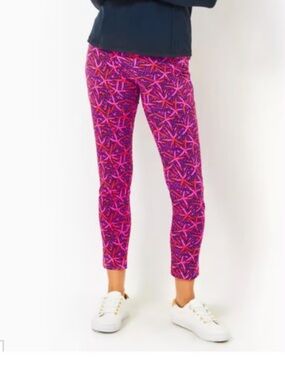 Lilly Pulitzer Pink & Purple Starfish-Print Luxletic Leggings